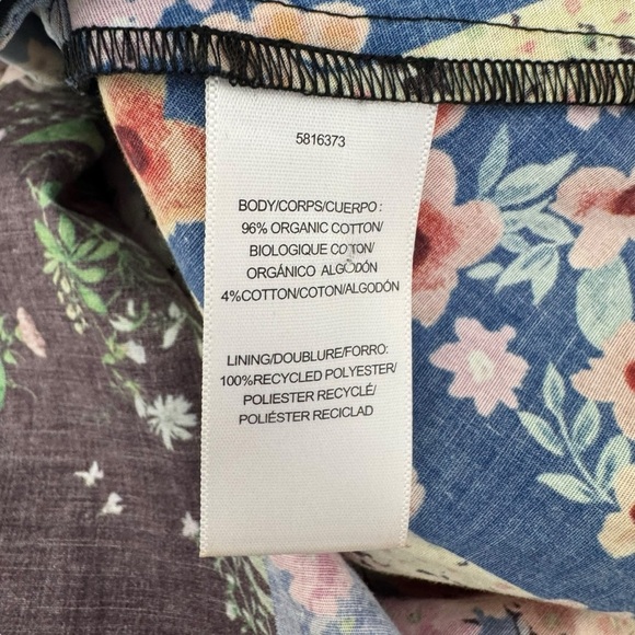 Amur - Nyla Tie Front Dress Vibrant Multicolor Wrap Dress Sz 4 - Picture 8 of 9